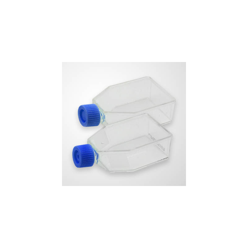 25cm2 Cell Culture Flask, Plug Seal Cap, TC, Sterile 10/pk, 200/cs